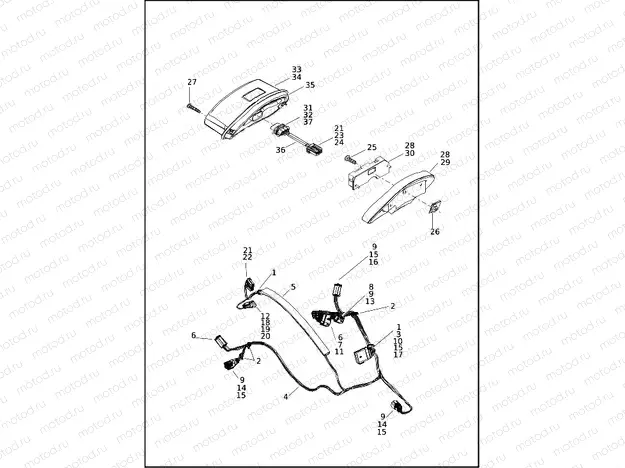TAIL LAMP (CANADA ONLY)