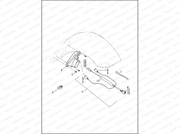 TAIL LAMP (DOMESTIC) & TURN SIGNALS, REAR
