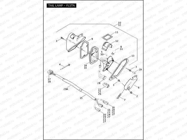 TAIL LAMP - FLSTN