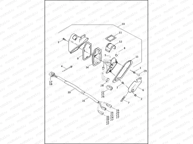 TAIL LAMP - FLSTN