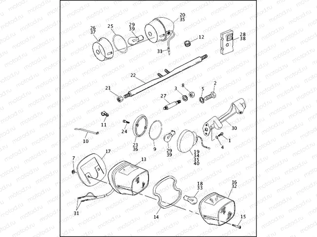 TAIL LAMP & REAR TURN SIGNALS (1 OF 2)