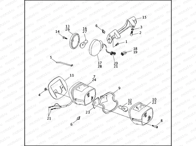 TAIL LAMP & REAR TURN SIGNALS (1 OF 2)
