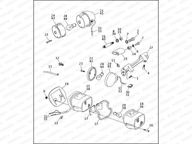 TAIL LAMP & REAR TURN SIGNALS (1 OF 2)