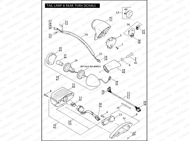 TAIL LAMP & REAR TURN SIGNALS (1 OF 2)