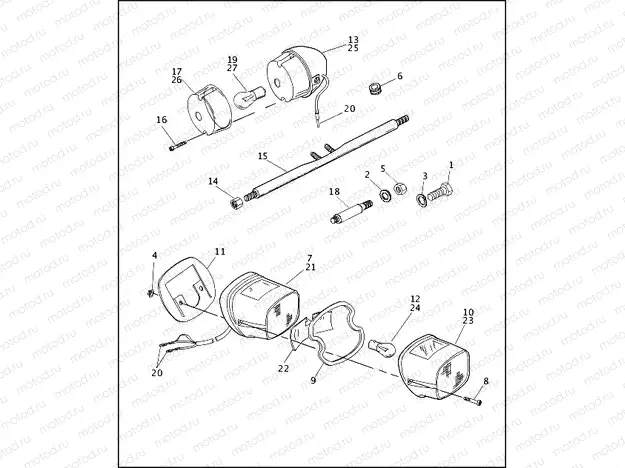 TAIL LAMP & REAR TURN SIGNALS