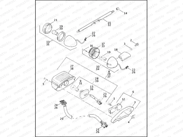 TAIL LAMP & REAR TURN SIGNALS