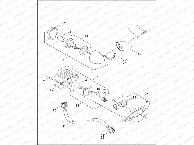 TAIL LAMP & REAR TURN SIGNALS