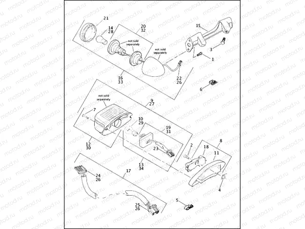 TAIL LAMP & REAR TURN SIGNALS