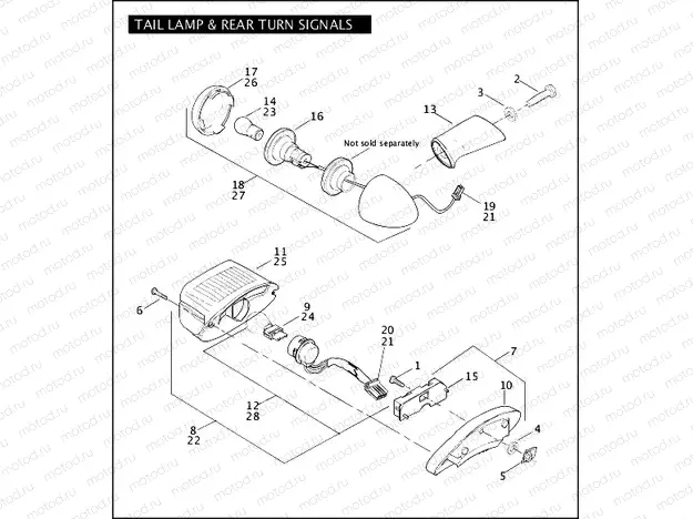 TAIL LAMP & REAR TURN SIGNALS