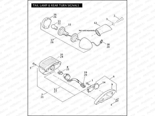 TAIL LAMP & REAR TURN SIGNALS