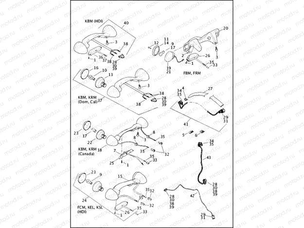 TAIL LAMP & TURN SIGNALS, REAR (1 OF 2)
