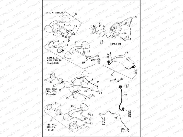 TAIL LAMP & TURN SIGNALS, REAR (2 OF 2)