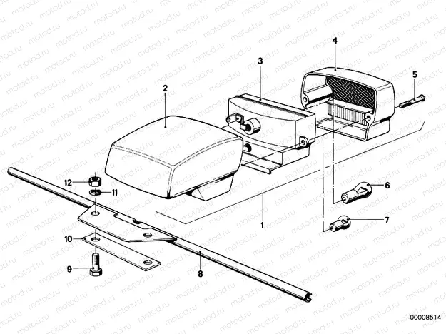 Tail light parts