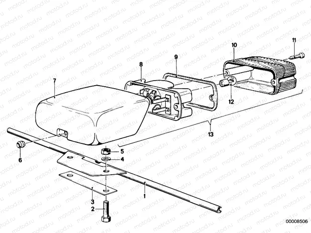 Tail light parts