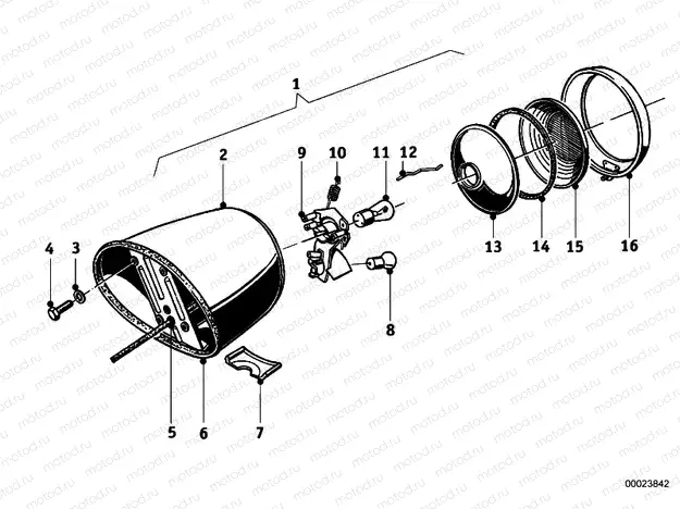 Tail light parts