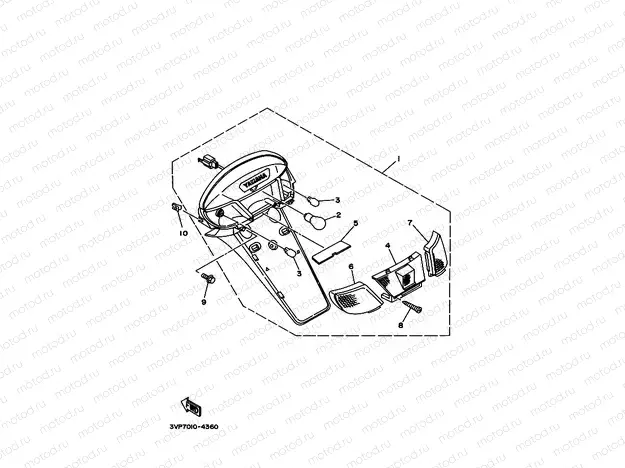 Taillight 2 (3VP5, 6)