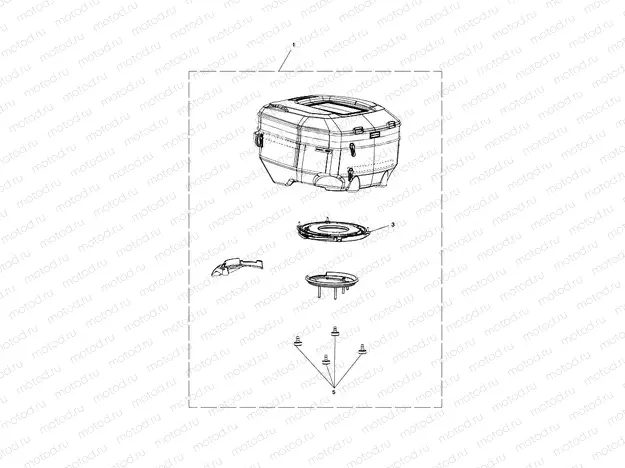 Tank Bag Kit, Q/R, 15-18L