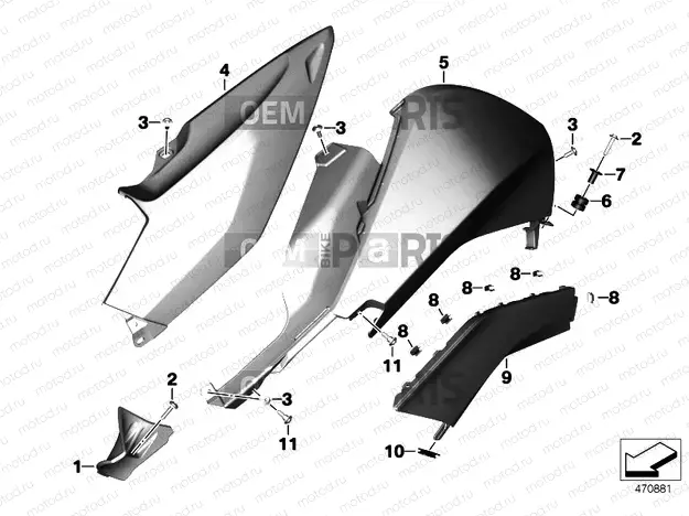 TANK COVER, SIDE