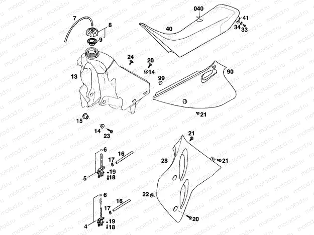 TANK, SEAT