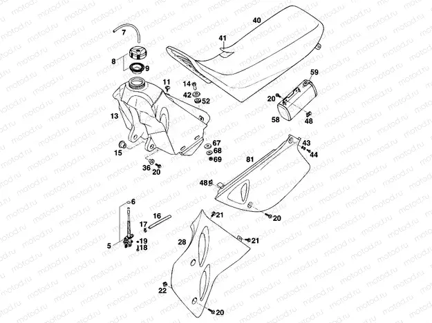 TANK, SEAT