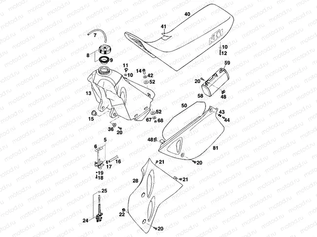 TANK, SEAT