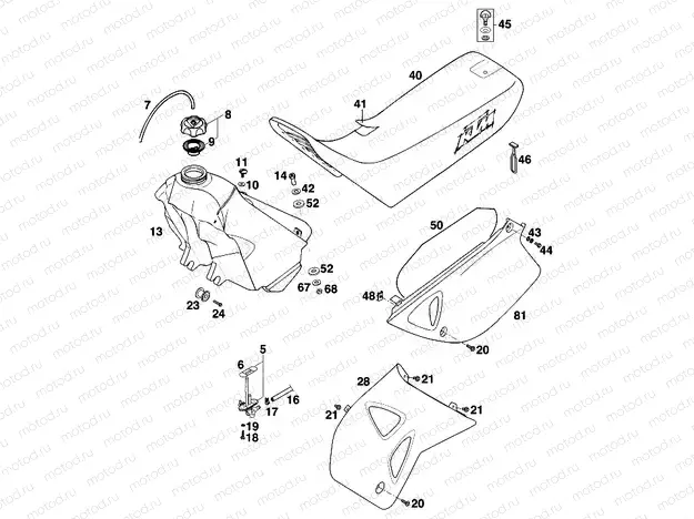 TANK, SEAT