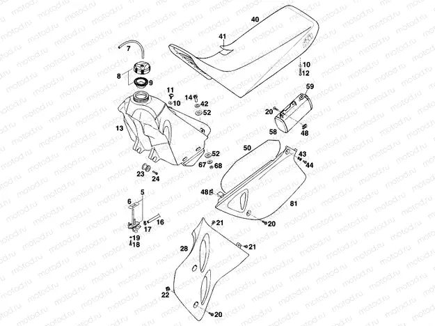 TANK, SEAT