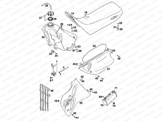 TANK, SEAT