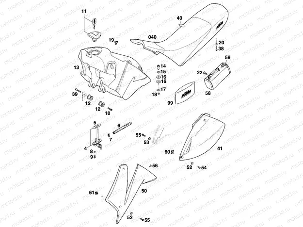 TANK, SEAT