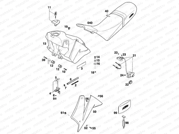 TANK, SEAT