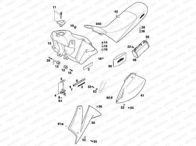 TANK, SEAT