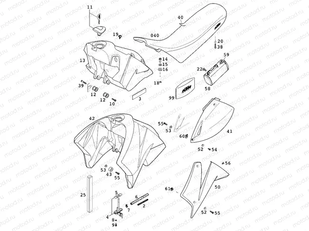 TANK, SEAT
