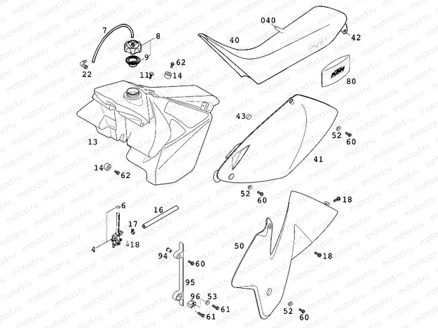 TANK, SEAT