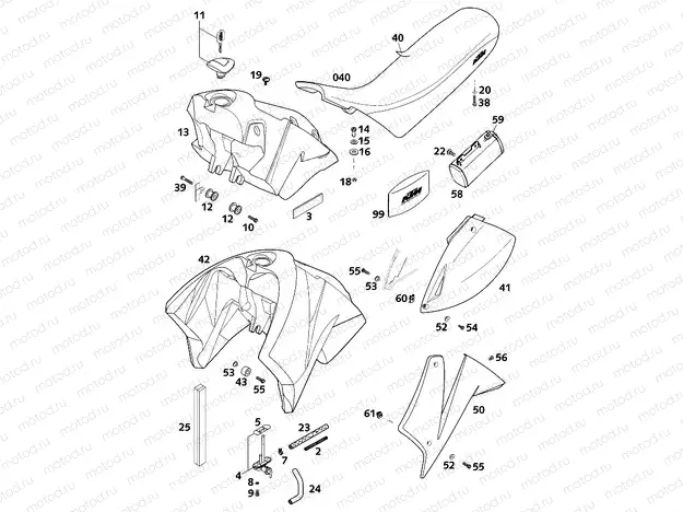 TANK, SEAT