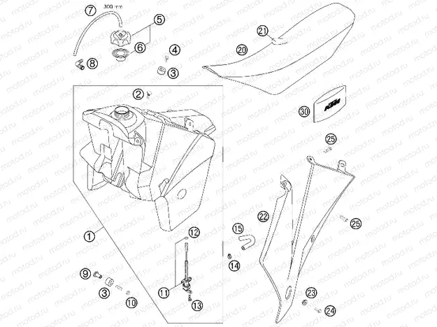 TANK, SEAT