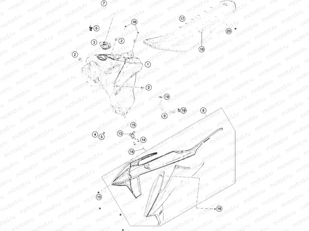 TANK, SEAT