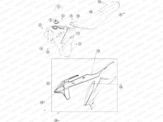 TANK, SEAT