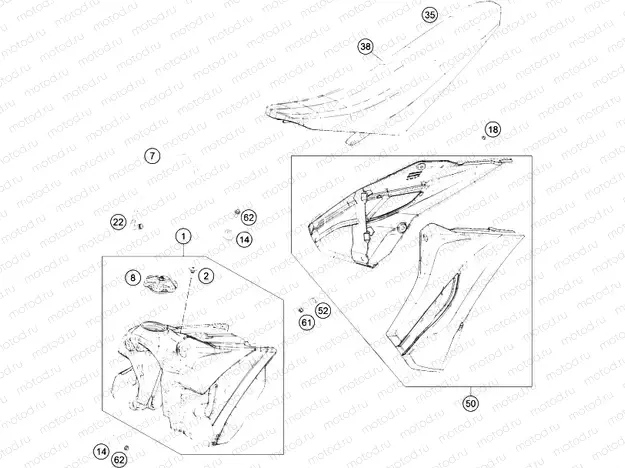 TANK, SEAT|Frame|07
