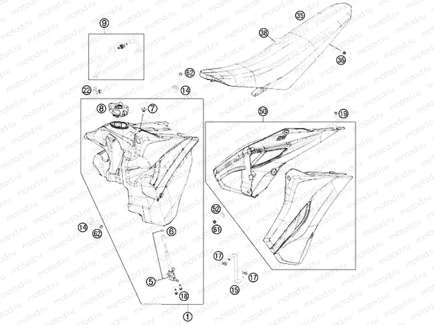 TANK, SEAT|Frame|07