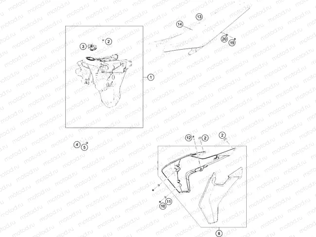 TANK, SEAT|Frame|07
