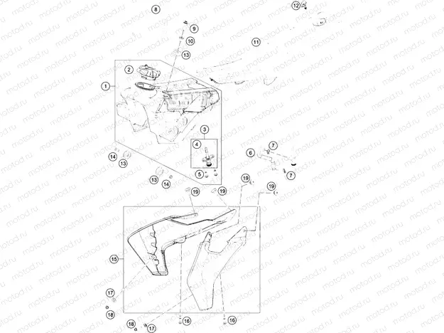 TANK, SEAT|Frame|07