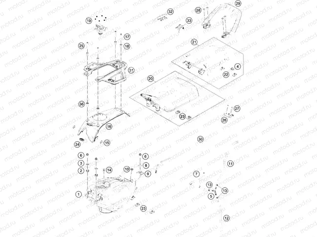 TANK, SEAT|Frame|07