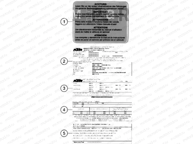 TECHNIC INFORMATION STICKER