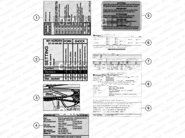 TECHNIC INFORMATION STICKER|Frame|80