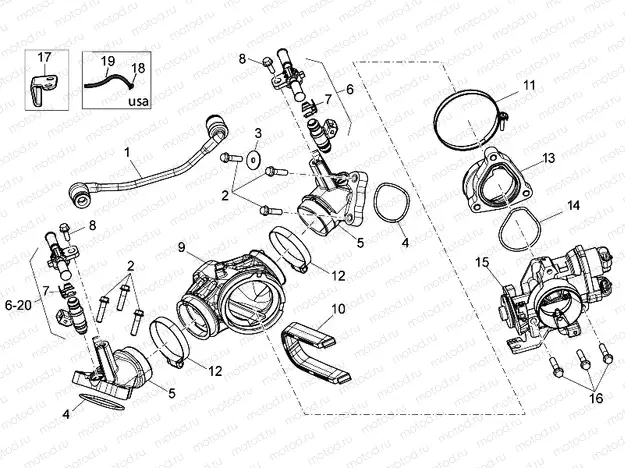 Throttle body