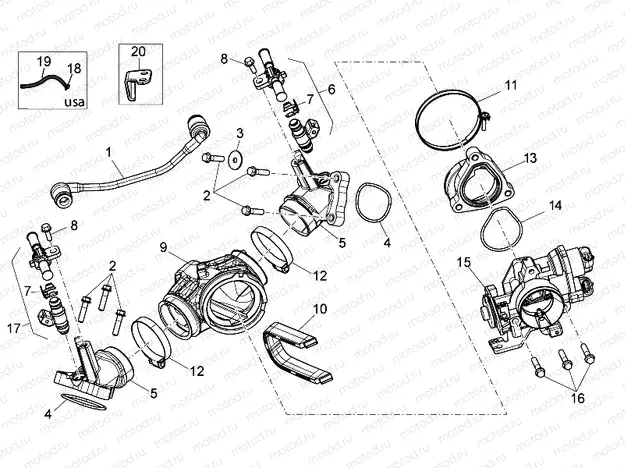 Throttle body