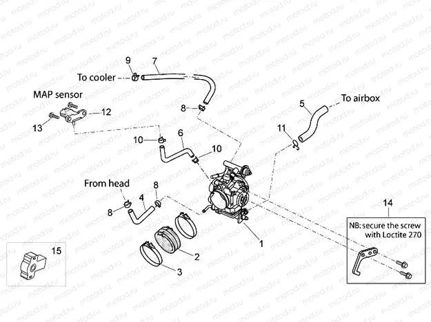 Throttle body