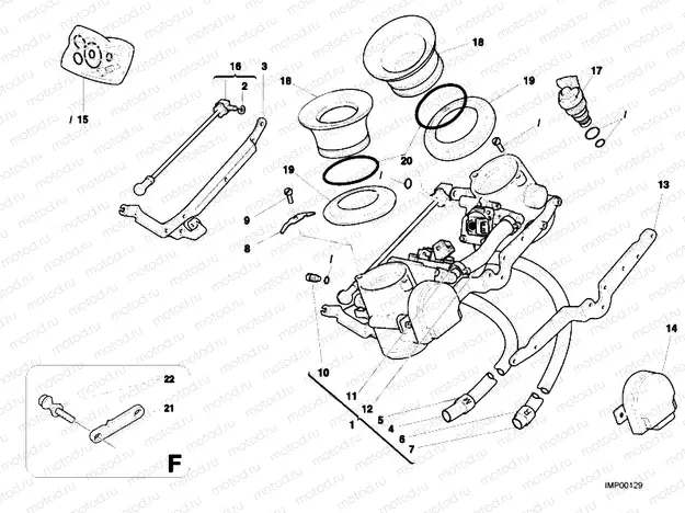 THROTTLE BODY » INTAKE, CARBURETTOR