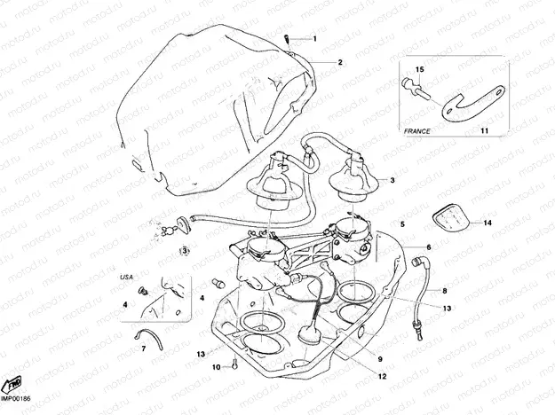 THROTTLE BODY » INTAKE, CARBURETTOR