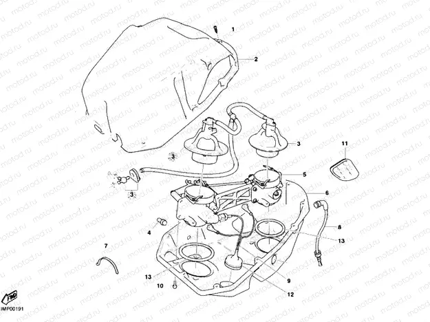 THROTTLE BODY » INTAKE, CARBURETTOR